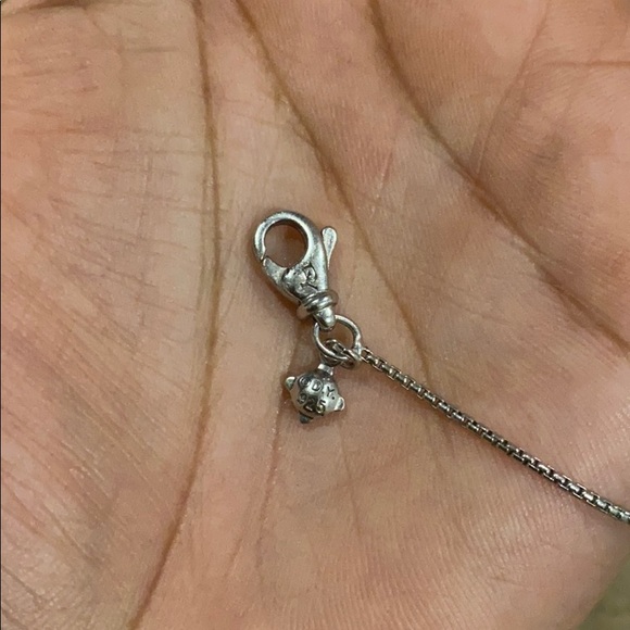 David Yurman Diamond Infinity Necklace Pendant with Box - Picture 4 of 6